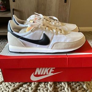 Nike White and Black Athletic Shoes